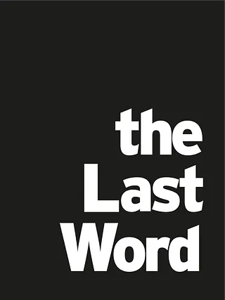 The last word