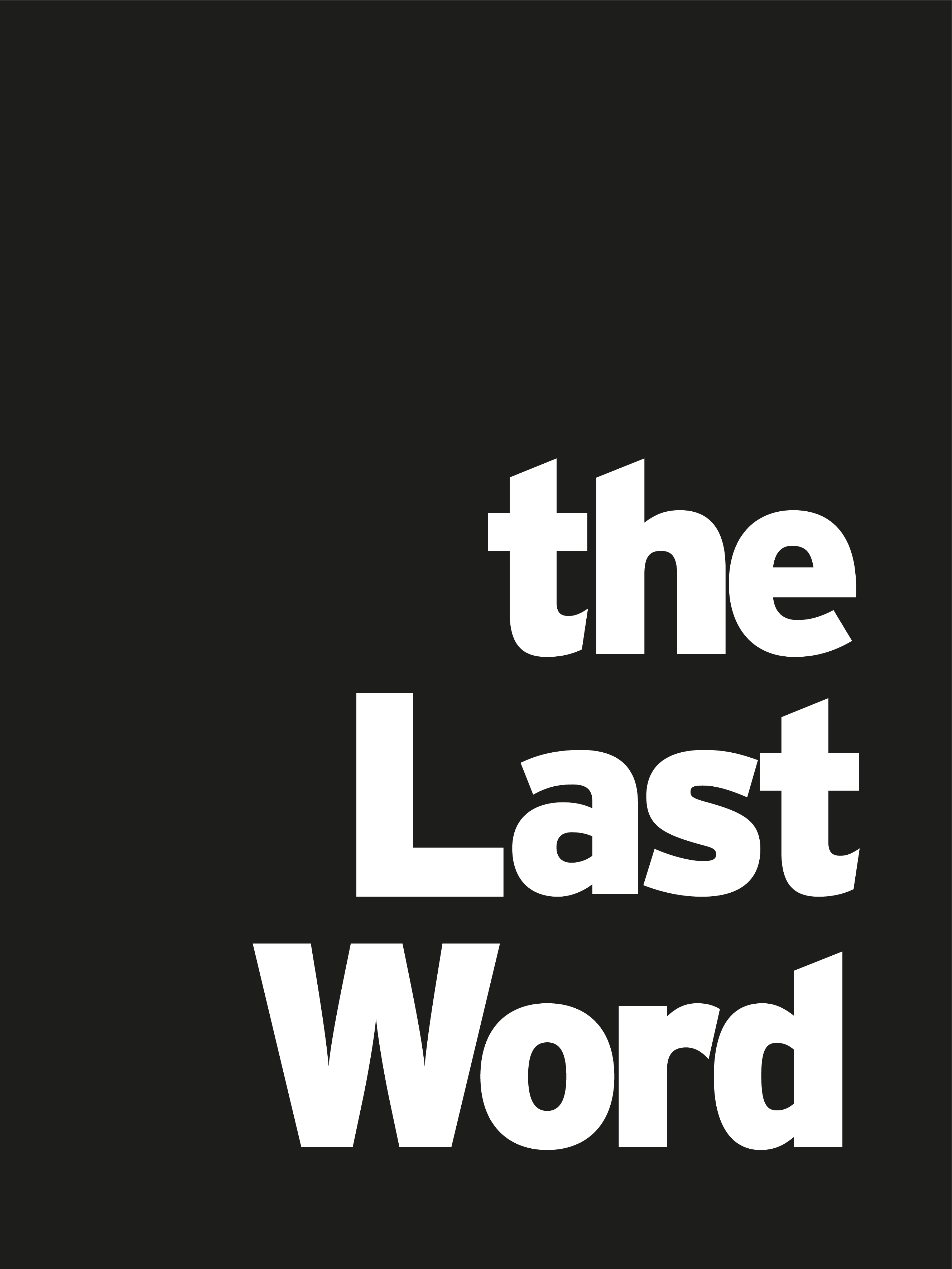 The last word
